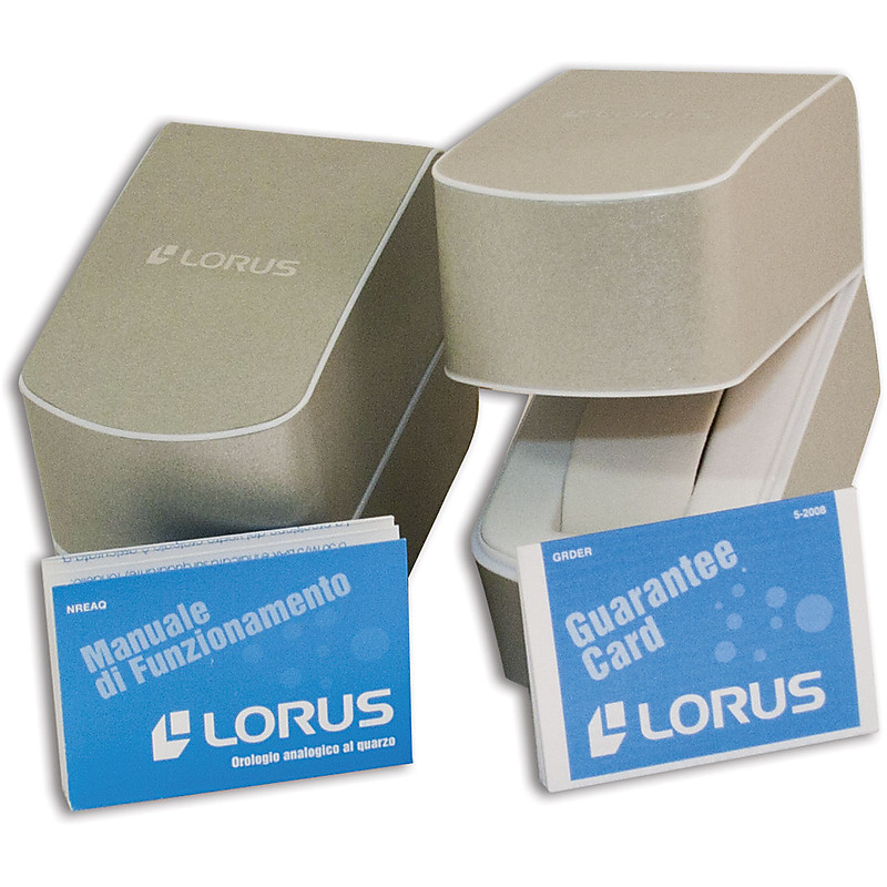Verpackung Chronograph Lorus RM301EX9