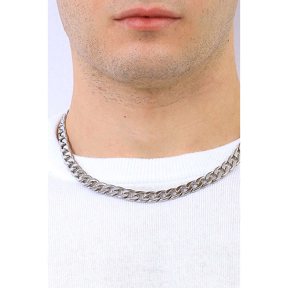 Breil Halsketten Block Chain mann TJ3259 Ich trage