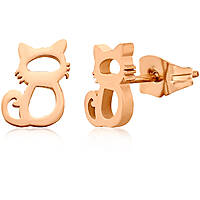 Amomè Ohrringen Mädchen in Form von Katze AMO32R