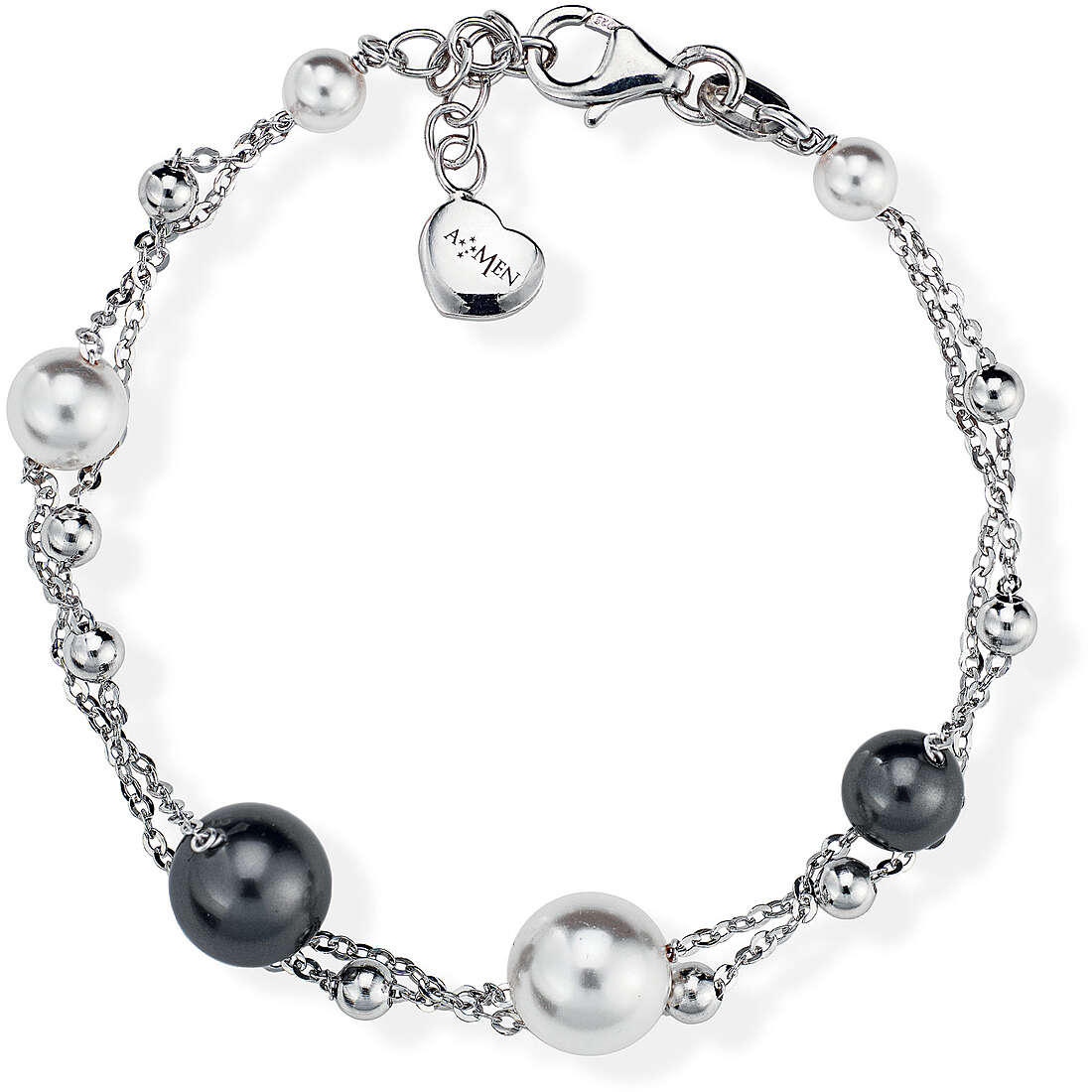 Armband Charms/Beads frau Silber 925 Schmuck Amen BR2PB
