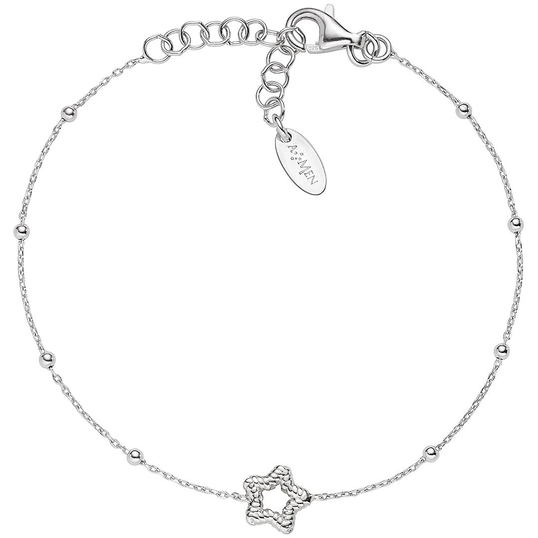 Armband Charms/Beads frau Silber 925 Schmuck Amen BRGOSTB3