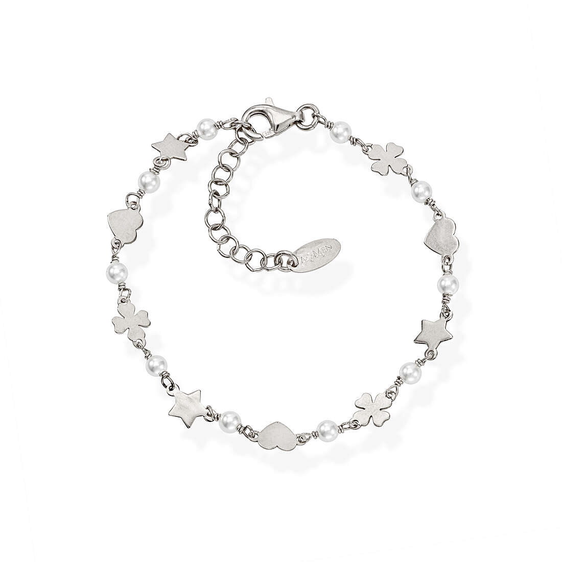 Armband Charms/Beads frau Silber 925 Schmuck Amen Elegance BRCQSBP