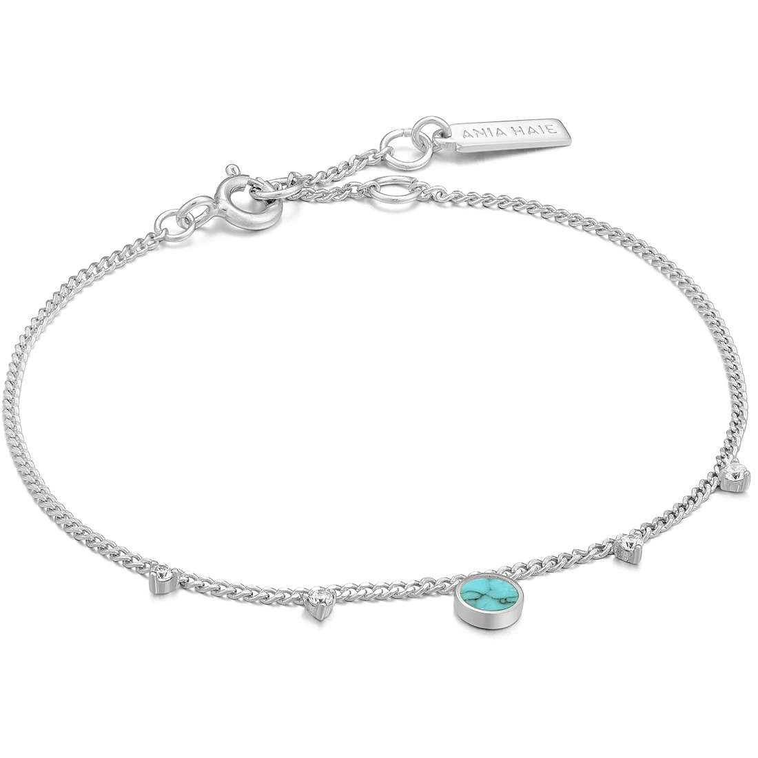 Armband Charms/Beads frau Silber 925 Schmuck Ania Haie Hidden Gem B022-03H