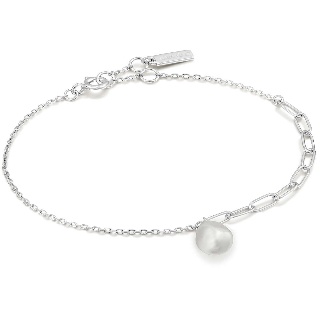 Armband Charms/Beads frau Silber 925 Schmuck Ania Haie Pearl Of Wisdom B019-02H