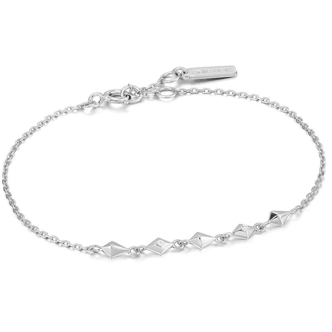 Armband Charms/Beads frau Silber 925 Schmuck Ania Haie Spike It Up B025-01H