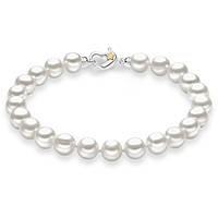 Armband Charms/Beads frau Silber 925 Schmuck Comete Perle Argento BRQ 310