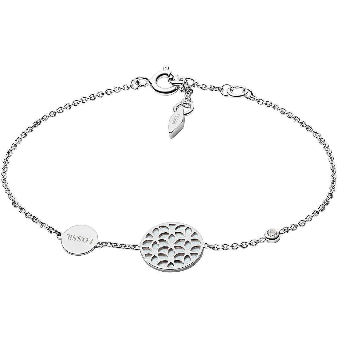 Armband Charms/Beads frau Silber 925 Schmuck Fossil Sterling Silver JFS00463040