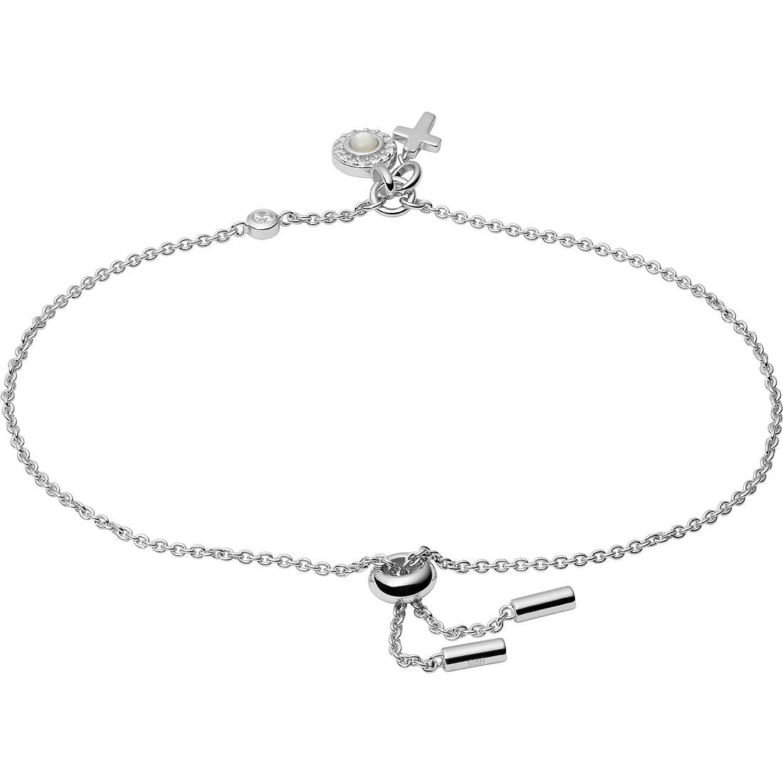Armband Charms/Beads frau Silber 925 Schmuck Fossil Sterling Silver JFS00538040