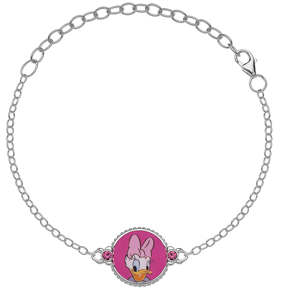 Armband Charms/Beads kind Silber 925 Schmuck Disney Donald Duck And Daisy BS00021SL-P