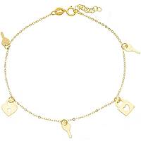 Armband frau Charms/Beads 18 kt Gold Schmuck GioiaPura Oro 750 GP-S252076
