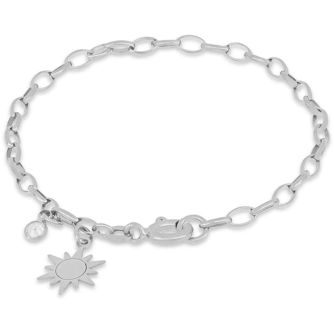 Armband frau Charms/Beads Silber 925 Schmuck GioiaPura GYBARW0812-S