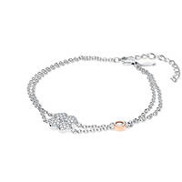 Armband frau Charms/Beads Silber 925 Schmuck GioiaPura INS028BR252RSWH