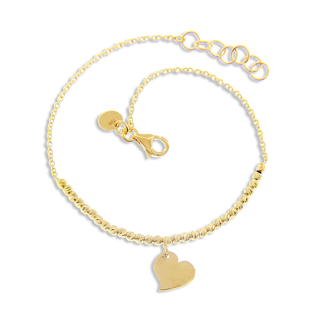 Armband kind Charms/Beads 18 kt Gold Schmuck GioiaPura Oro 750 GP-S203138
