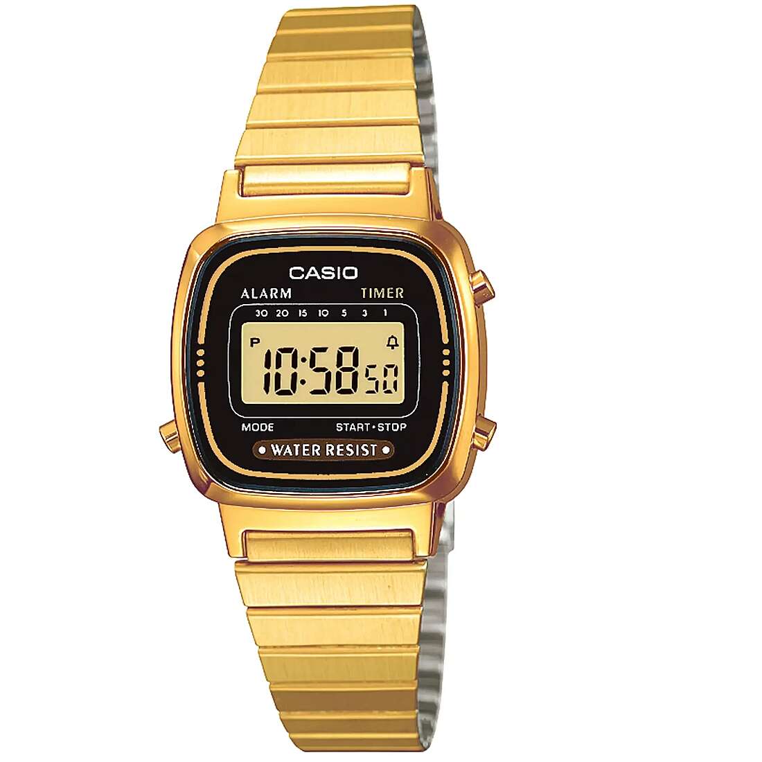 Casio Vintage Gold Uhr frau LA670WEGA-1EF