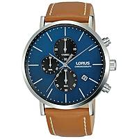 Chronograph Uhr Stahl zifferblatt Blau mann Classic RM325FX9