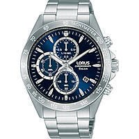 Chronograph Uhr Stahl zifferblatt Blau mann Sport RM365GX9