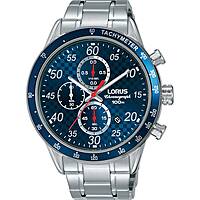Chronograph Uhr Stahl zifferblatt Blau mann Sports RM329EX9
