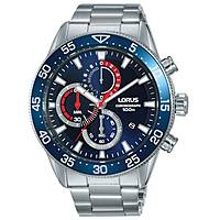 Chronograph Uhr Stahl zifferblatt Blau mann Sports RM337FX9