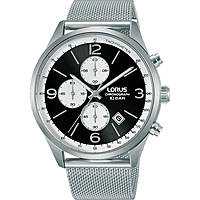 Chronograph Uhr Stahl zifferblatt Schwarz mann Sport RM317HX9