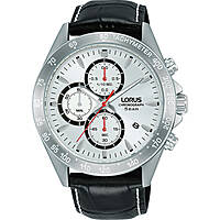 Chronograph Uhr Stahl zifferblatt Weiß mann Sport RM371GX9