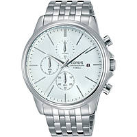Chronograph Uhr Stahl zifferblatt Weiß mann Urban RM325EX9