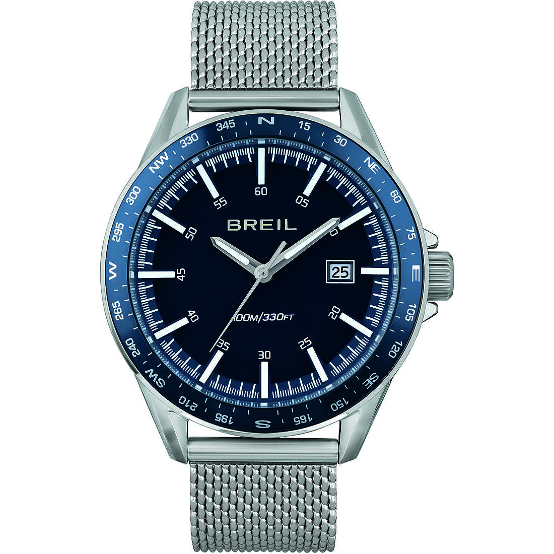 Chronograph Uhr Uhr Aluminium zifferblatt Blau mann TW1893