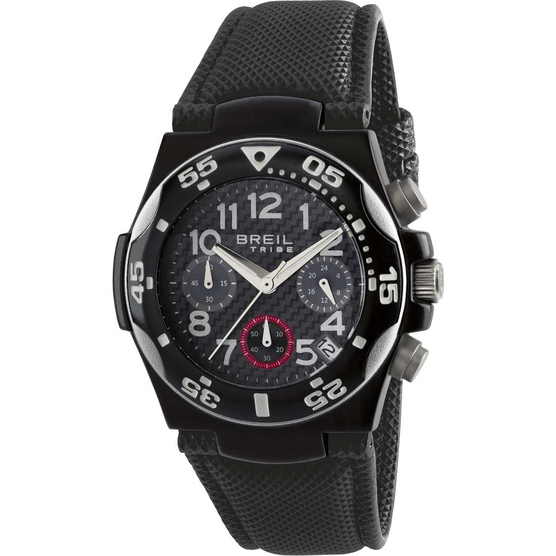 Chronograph Uhr Uhr Aluminium zifferblatt Schwarz mann Ice Extension EW0285