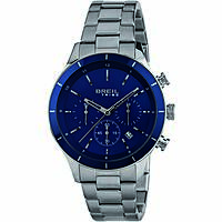 Chronograph Uhr Uhr Stahl zifferblatt Blau mann Dude EW0445