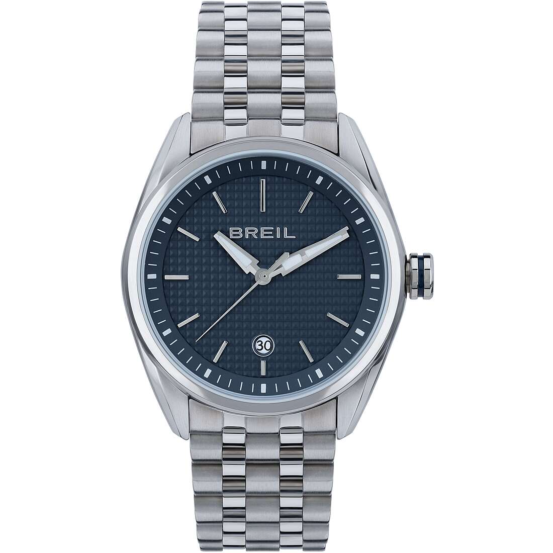 Chronograph Uhr Uhr Stahl zifferblatt Blau mann TW1988