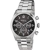 Chronograph Uhr Uhr Stahl zifferblatt Schwarz mann Classic Elegance EW0595
