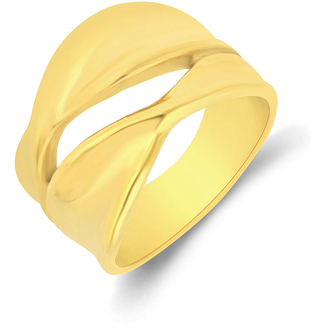 Fingerring Schmuck frau Stahl farbe Gold KA061G16