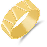 Fingerring Schmuck frau Stahl farbe Gold KA065G12