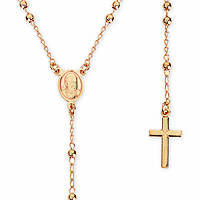 Halskette frau Schmuck Amen Rosari mit Kreuz CRO30R