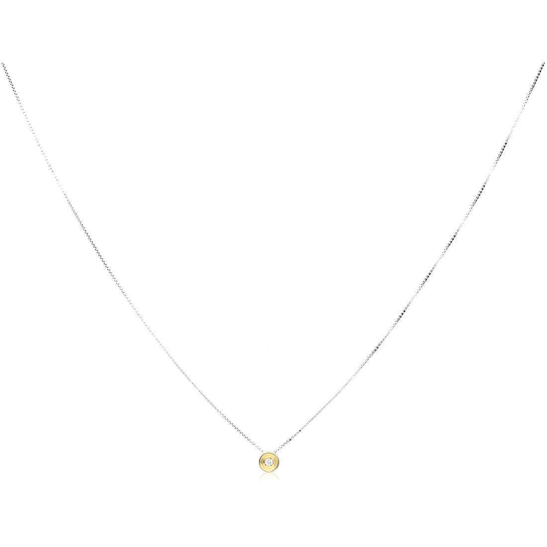 Halskette frau Schmuck GioiaPura Oro e Diamanti GIDPLC-01G