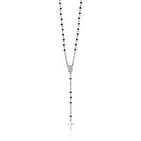 Halskette frau Schmuck Luca Barra Rosary mit Kreuz LBCK1336