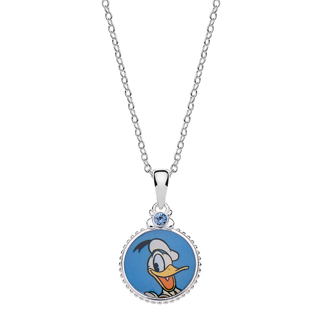 Halskette kind Schmuck Disney Donald Duck And Daisy CS00027SRPL-P
