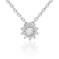 Halskette Lichtpunkt-Halskette GioiaPura Silber 925 INS028CT516RHWH