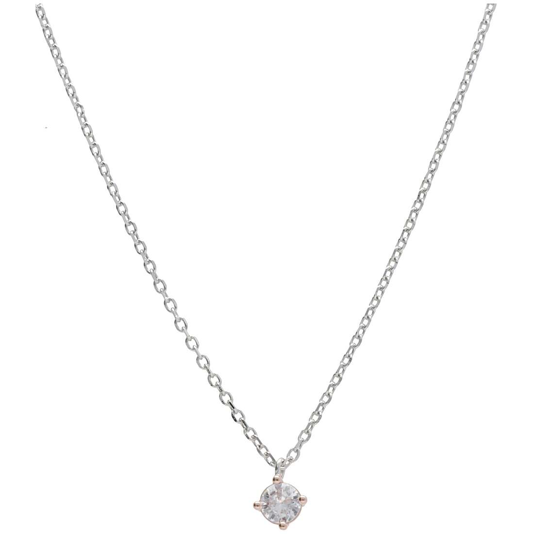 Halskette Lichtpunkt-Halskette GioiaPura Silber 925 INS028CT527RSWH
