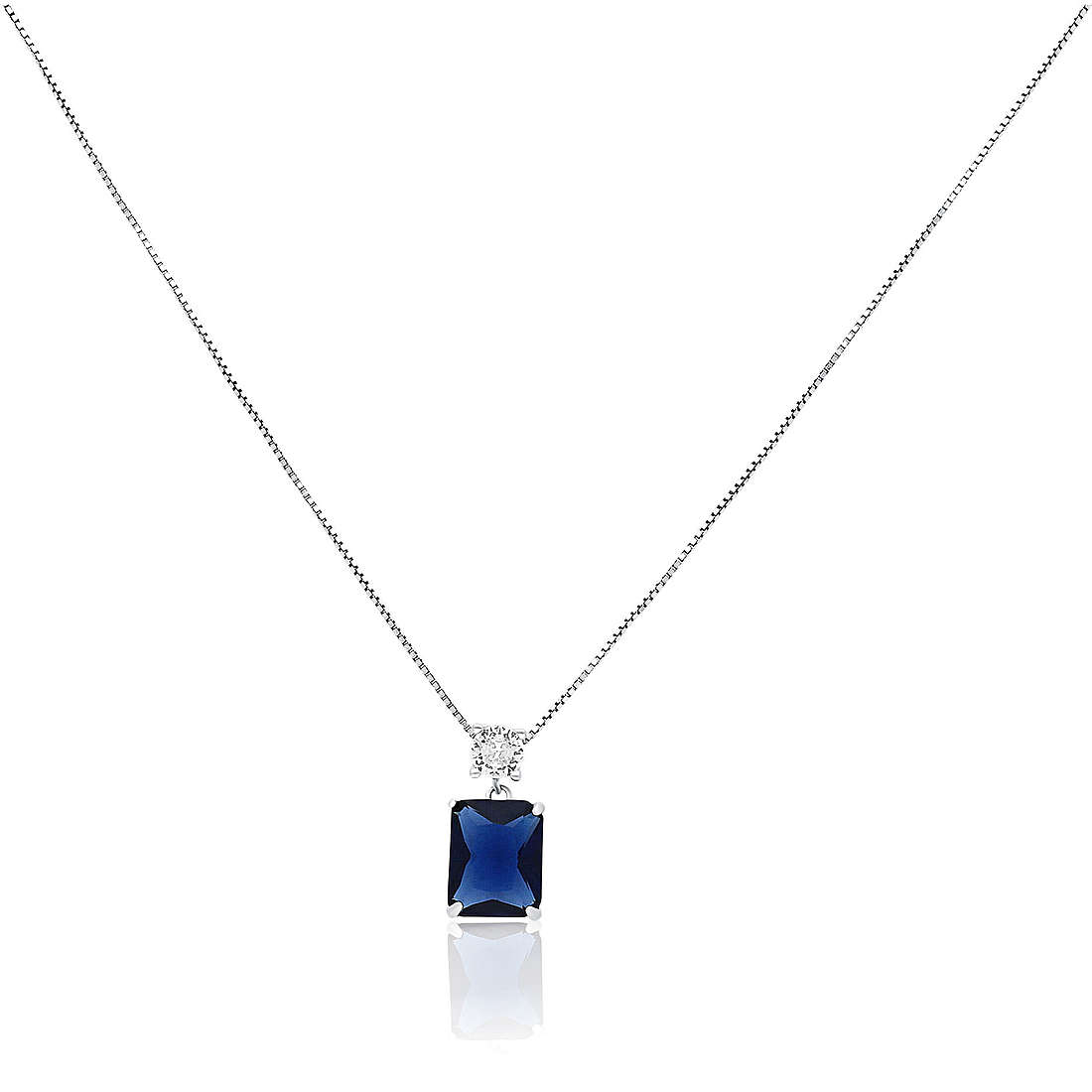 Halskette Lichtpunkt-Halskette GioiaPura Silber 925 INS028P166RHBL