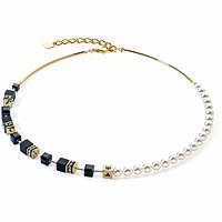 Halskette mit Perlen Coeur De Lion Geocube für frau 5086/10-1316