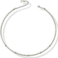 Halskette Schmuck Silber 925 frau Schmuck Perlen, Zirkon GR816