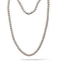 Halskette Schmuck Silber 925 mann Schmuck Synthetische Perlen UGL 741 M45