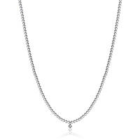 Halskette Schmuck Stahl frau Schmuck Kristalle, Synthetische Perlen CK1934