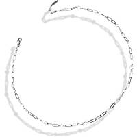 Halskette Silber 925 frau Schmuck Perlen GGR061