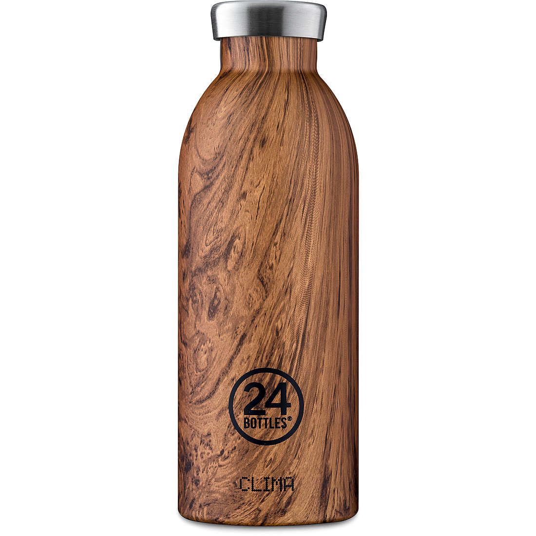 Individualisierte Trinkflasche 24Bottles Wood 8051513921452