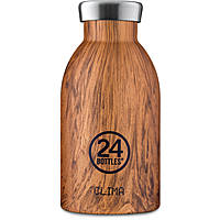 Individualisierte Trinkflasche 24Bottles Wood 8051513921520