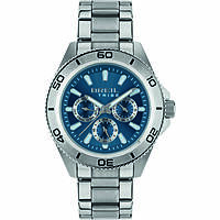 Multifunktions Uhr Uhr Stahl zifferblatt Blau mann Challange EW0710