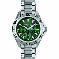 Multifunktions Uhr Uhr Stahl zifferblatt Grün mann Challange EW0711