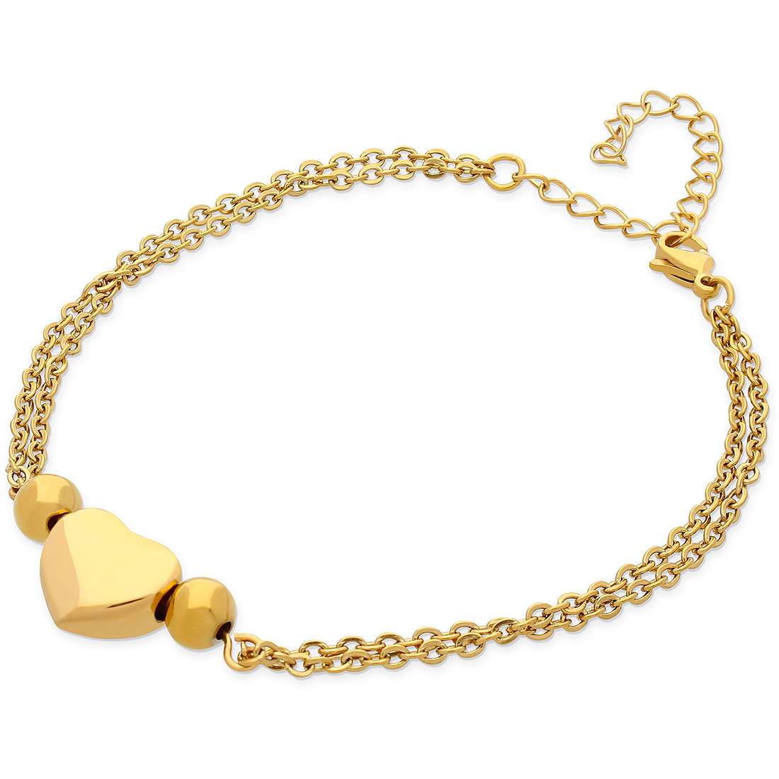 Muttertags-Set: Halskette und Ohrringe in Goldfarbe AC-B030G