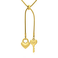 Muttertags-Set: Halskette und Ohrringe in Goldfarbe AC-C0108G